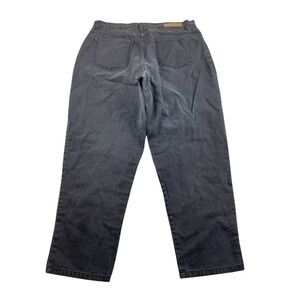 Vintage‎ Bill Blass Jeans Women 16S Easy Fit Black Denim 100% Cotton High Rise